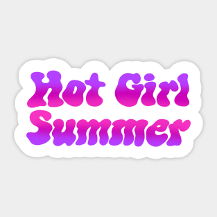 Hot Girl Summer Design Sticker